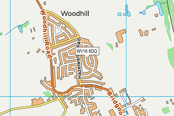 WV16 6DQ map - OS VectorMap District (Ordnance Survey)