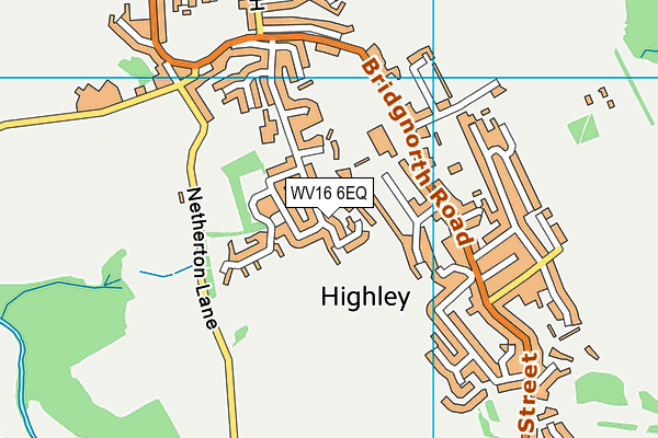 WV16 6EQ map - OS VectorMap District (Ordnance Survey)