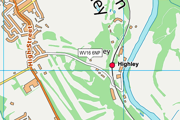 WV16 6NP map - OS VectorMap District (Ordnance Survey)