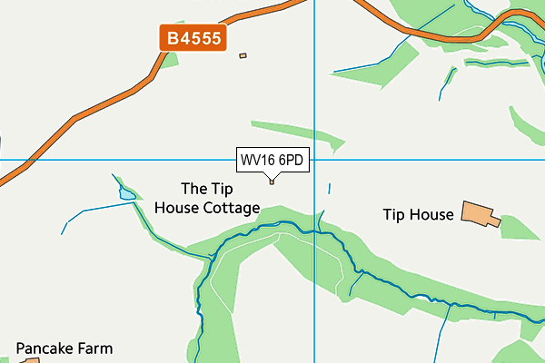 WV16 6PD map - OS VectorMap District (Ordnance Survey)