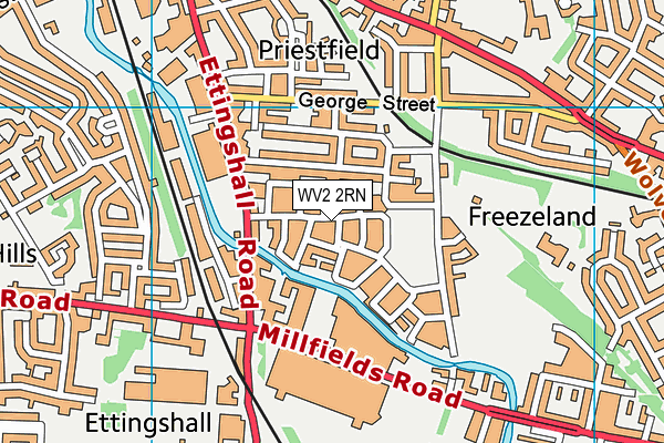 Map of 100MILES LTD at district scale