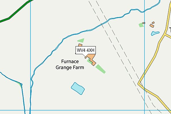 WV4 4XH map - OS VectorMap District (Ordnance Survey)