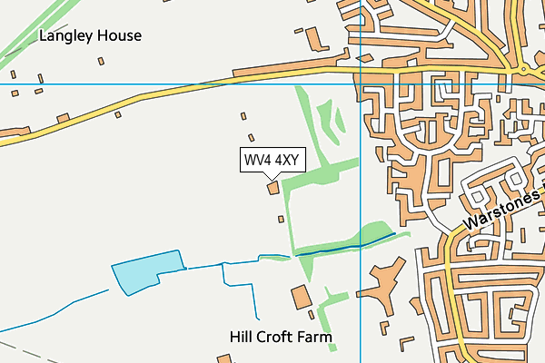 WV4 4XY map - OS VectorMap District (Ordnance Survey)