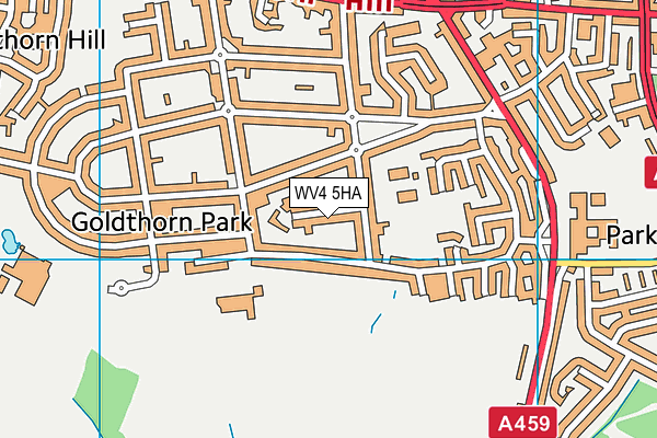 WV4 5HA map - OS VectorMap District (Ordnance Survey)