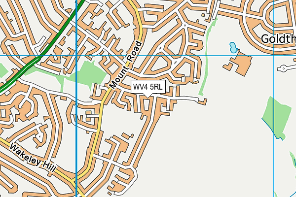 WV4 5RL map - OS VectorMap District (Ordnance Survey)