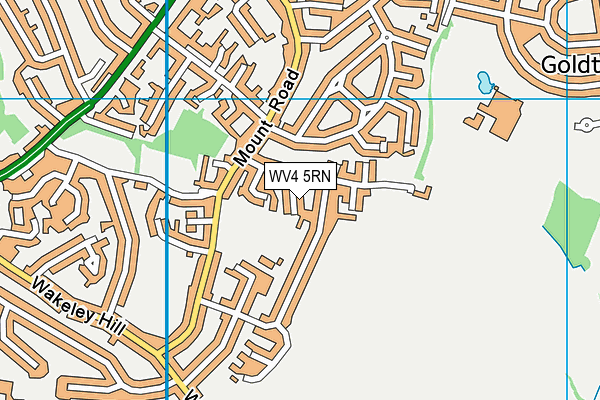 WV4 5RN map - OS VectorMap District (Ordnance Survey)