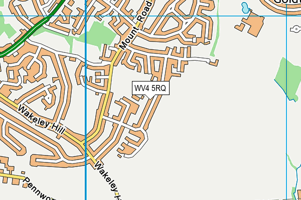 WV4 5RQ map - OS VectorMap District (Ordnance Survey)
