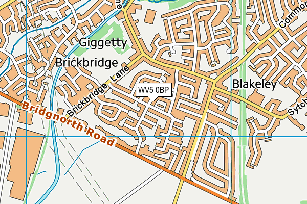 WV5 0BP map - OS VectorMap District (Ordnance Survey)