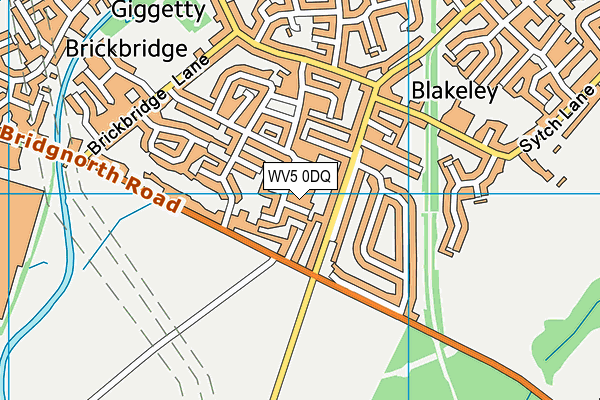 WV5 0DQ map - OS VectorMap District (Ordnance Survey)