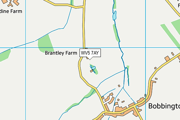 WV5 7AY map - OS VectorMap District (Ordnance Survey)