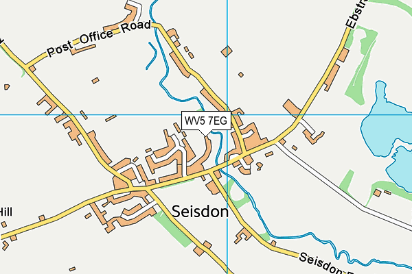 WV5 7EG map - OS VectorMap District (Ordnance Survey)