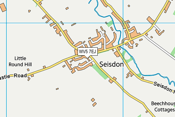 WV5 7EJ map - OS VectorMap District (Ordnance Survey)