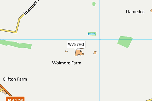 WV5 7HG map - OS VectorMap District (Ordnance Survey)
