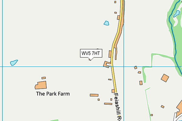 WV5 7HT map - OS VectorMap District (Ordnance Survey)