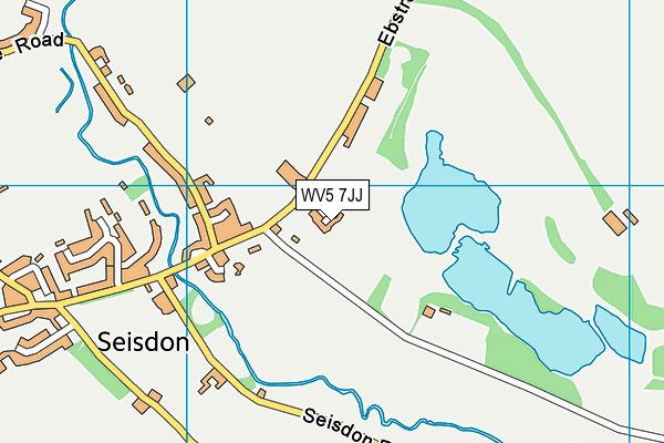 WV5 7JJ map - OS VectorMap District (Ordnance Survey)