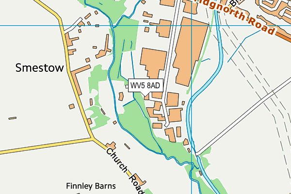WV5 8AD map - OS VectorMap District (Ordnance Survey)