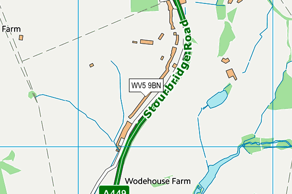 WV5 9BN map - OS VectorMap District (Ordnance Survey)