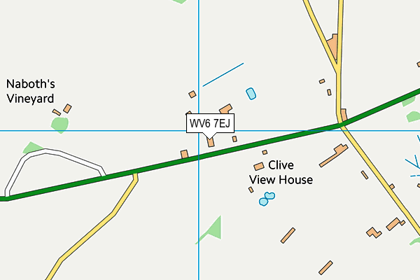 WV6 7EJ map - OS VectorMap District (Ordnance Survey)