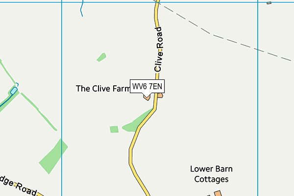 WV6 7EN map - OS VectorMap District (Ordnance Survey)