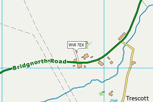 WV6 7EX map - OS VectorMap District (Ordnance Survey)