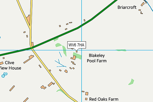 WV6 7HA map - OS VectorMap District (Ordnance Survey)