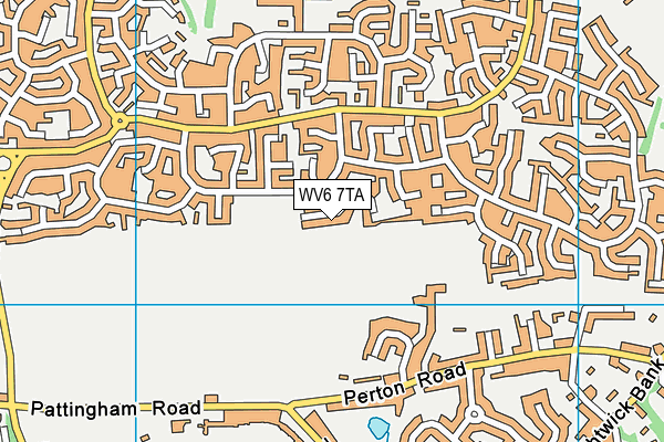 WV6 7TA map - OS VectorMap District (Ordnance Survey)