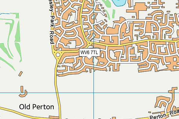 WV6 7TL map - OS VectorMap District (Ordnance Survey)