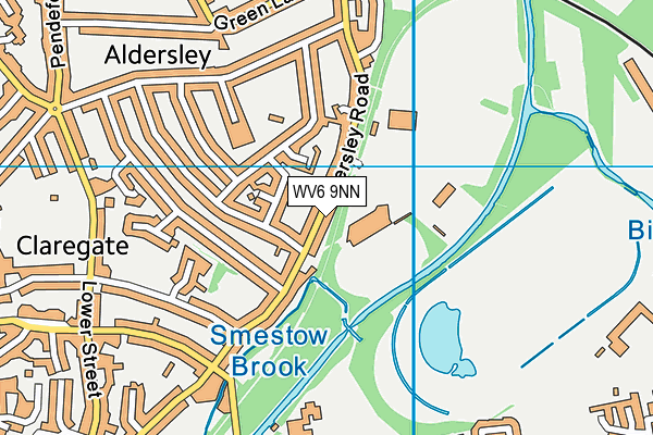 WV6 9NN map - OS VectorMap District (Ordnance Survey)