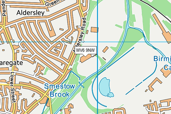 Wv Active Aldersley map (WV6 9NW) - OS VectorMap District (Ordnance Survey)