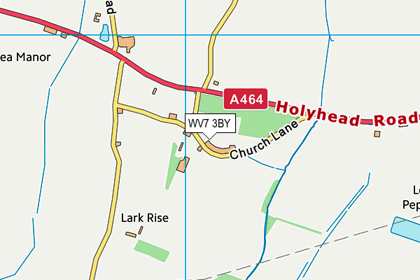Map of THE GREEN FARM SHOP LTD at district scale