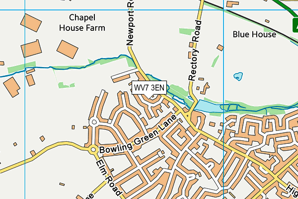 WV7 3EN map - OS VectorMap District (Ordnance Survey)