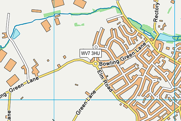 WV7 3HU map - OS VectorMap District (Ordnance Survey)