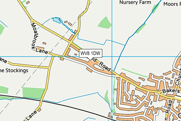 Map of CODSALL WINDOWS AND DOORS LIMITED at district scale