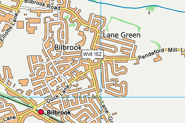 Map of PIZZARELLIS CODSALL LTD at district scale