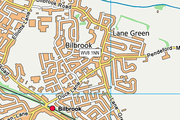 WV8 1NN map - OS VectorMap District (Ordnance Survey)