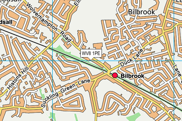 Map of CODSALL CARPETS AND FLOORING LTD at district scale