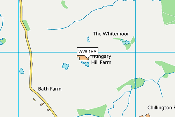 WV8 1RA map - OS VectorMap District (Ordnance Survey)