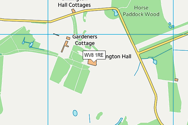 WV8 1RE map - OS VectorMap District (Ordnance Survey)