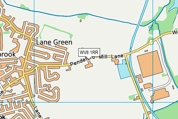 WV8 1RR map - OS VectorMap District (Ordnance Survey)