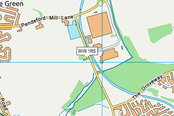 WV8 1RS map - OS VectorMap District (Ordnance Survey)