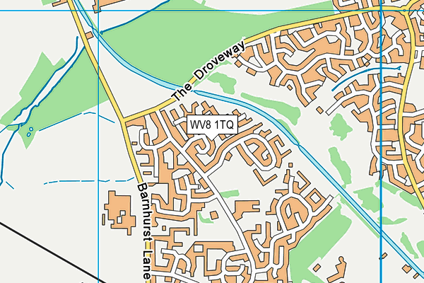 WV8 1TQ map - OS VectorMap District (Ordnance Survey)