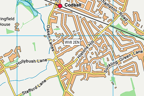 WV8 2EN map - OS VectorMap District (Ordnance Survey)