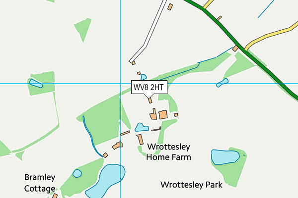 WV8 2HT map - OS VectorMap District (Ordnance Survey)