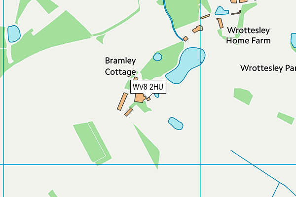 WV8 2HU map - OS VectorMap District (Ordnance Survey)