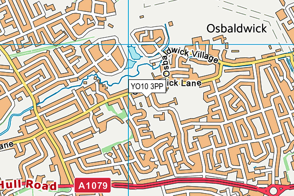 YO10 3PP map - OS VectorMap District (Ordnance Survey)