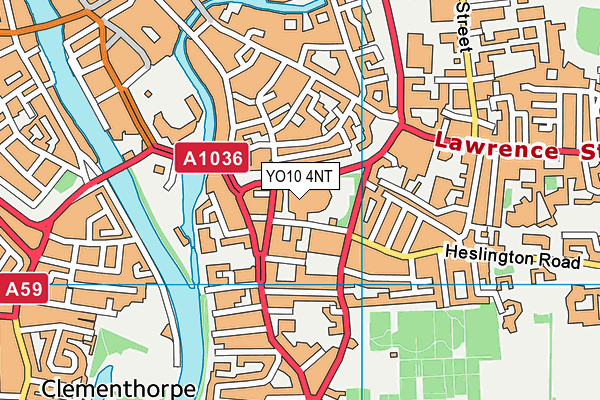 York Barbican Centre (Closed) map (YO10 4NT) - OS VectorMap District (Ordnance Survey)