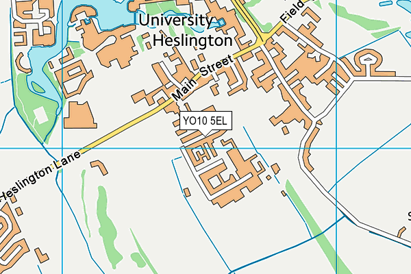YO10 5EL map - OS VectorMap District (Ordnance Survey)