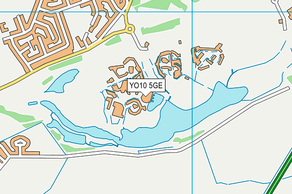 YO10 5GE map - OS VectorMap District (Ordnance Survey)
