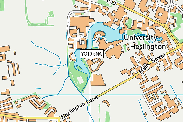 YO10 5NA map - OS VectorMap District (Ordnance Survey)