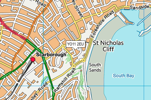 Swallow Leisure (St Nicholas Hotel) (Closed) map (YO11 2EU) - OS VectorMap District (Ordnance Survey)